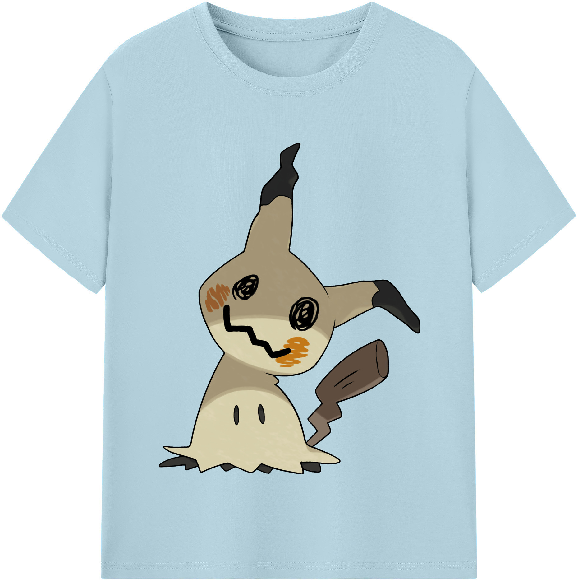 （画像用） ポケットモンスター Pokémon 綿100％半袖Tシャツ（フロントプリント）